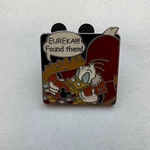 Scrooge McDuck Eureka disney trading pin